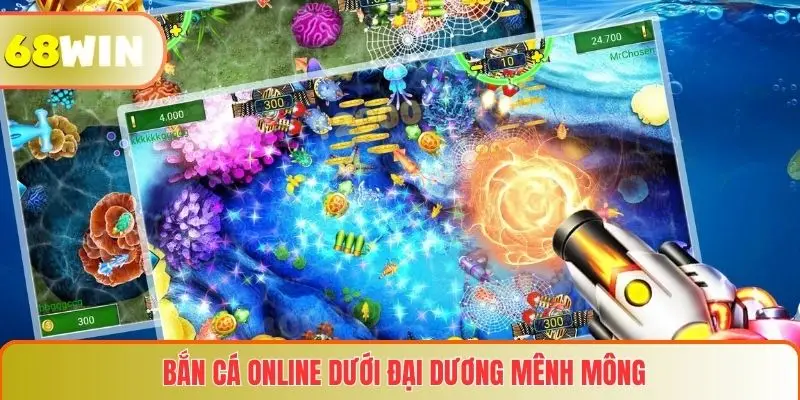 Trang chủ 21 Bắn cá online dưới đại dương mênh mông