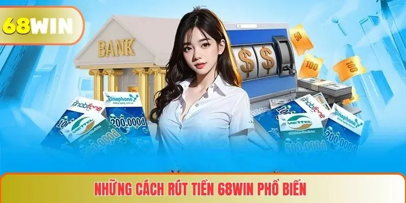 Rút tiền 68WIN 2 Những cách rút tiền 68WIN phổ biến